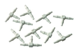 0082 - 1/16" Barb Tee, Plastic; Pkg of 10