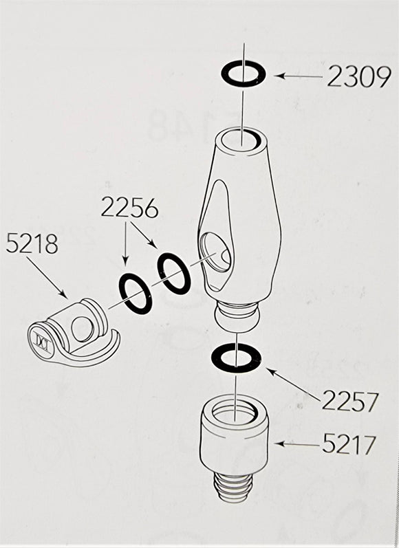 2309 - O-RING .206 X .103 VITON BROWN (PKG 12)
