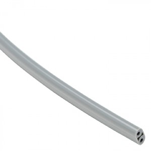 236 - Asepsis 2-hole syringe tubing,  sterling,  per foot
