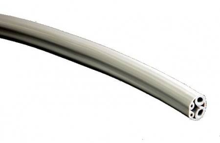 432 - HP Tubing, 4 Hole, Asepsis Straight Gray