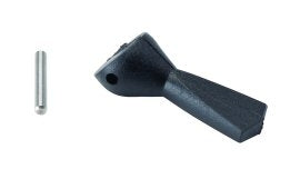 7123 - Toggle Only, Detented w/Pin, Black