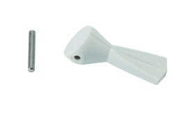 7124 - Toggle Only, Detented w/Pin, Gray
