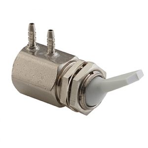 7154 - Toggle Valve, Side Ported, 3-Way, Gray