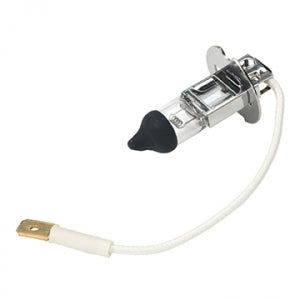 8890 - Belmont Clesta light bulb, w/black tip, 24 volt / 60 watt  spade type contact